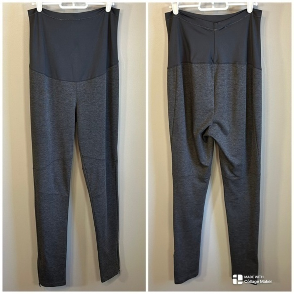 Liz Lange Maternity Over Bump Dress Pants with Zippered Ankles Sz S